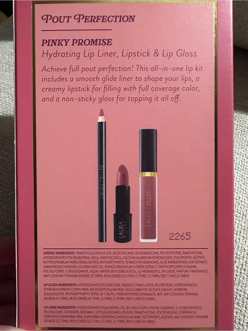 Laura Geller Pout Perfection Lip Kit in the shade 